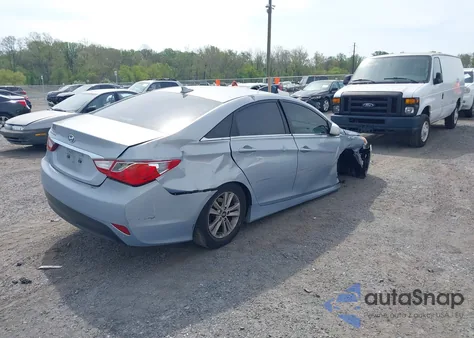 2014 Hyundai Sonata Gls z USA, uszkodzony, nr VIN 5NPEB4ACXEH929185